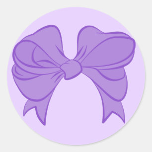 Pegatinas Purple Bow
