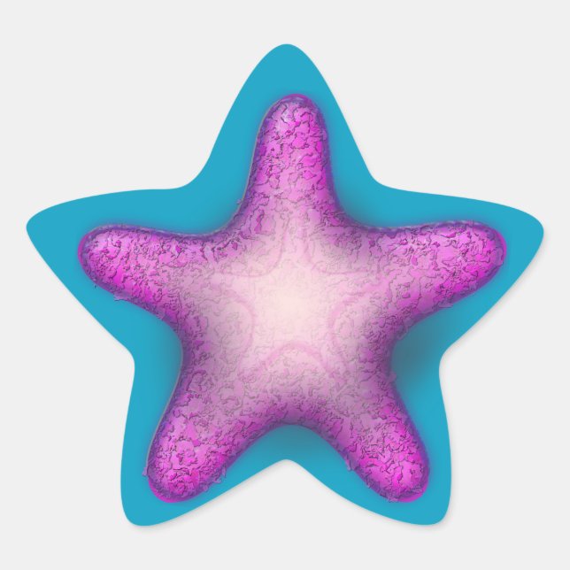 Pegatinas Purple Starfish (Anverso)