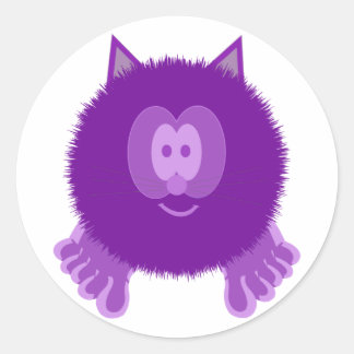 Pegatinas púrpura pom pom Pal