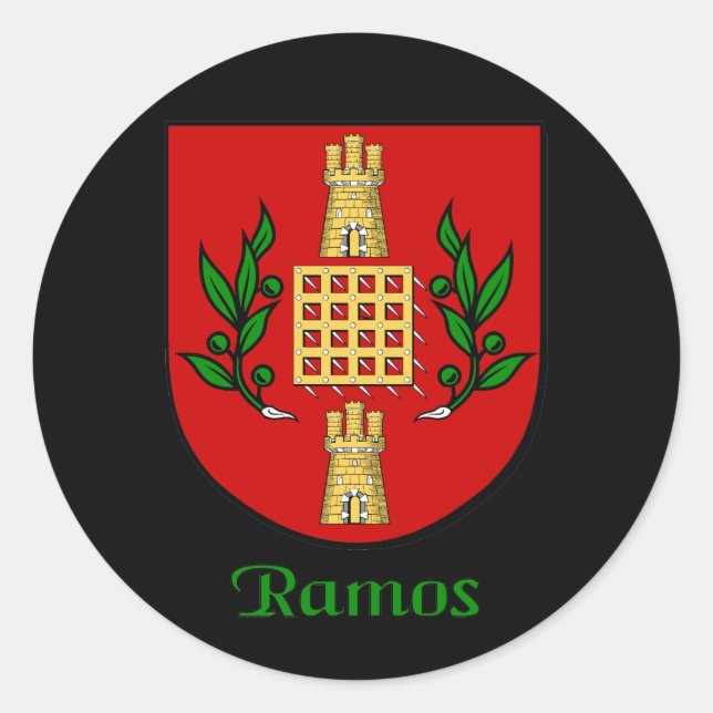 Pegatinas Ramos Family Shield (Anverso)
