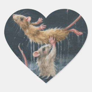 Pegatinas Ratas baile sucio El elevador del agua