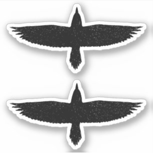 pegatinas Raven