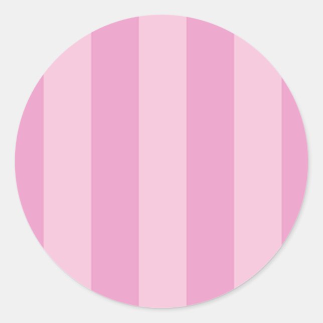 Pegatinas rayados de pastel rosa (Anverso)