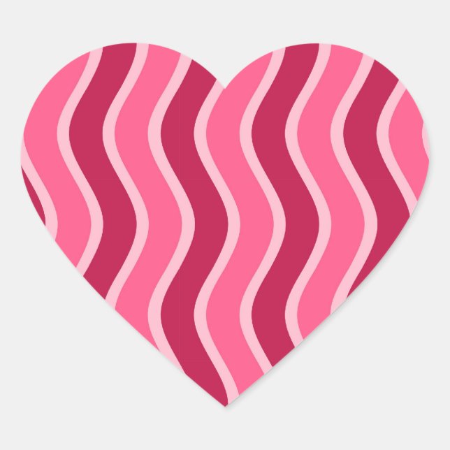 Pegatinas rayados rosados (Anverso)