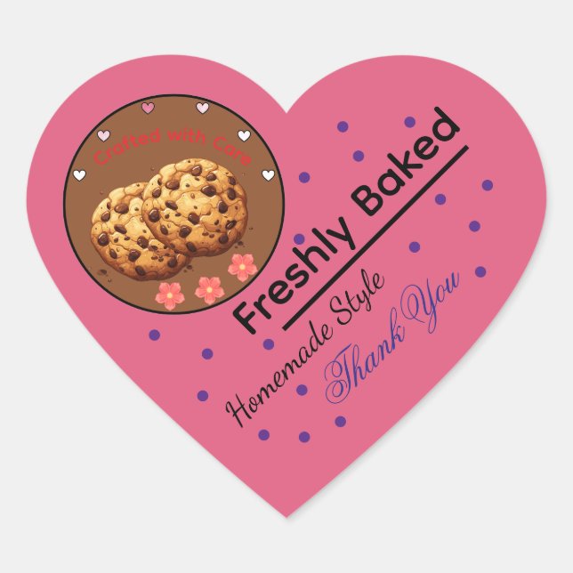 Pegatinas recién horneadas para panaderías (Anverso)