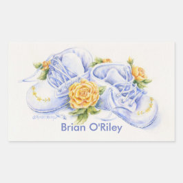 Pegatinas recienes nacidos Zapatos Con Rosas Amari