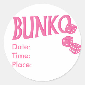 Pegatinas recordatorios de Bunko rosado