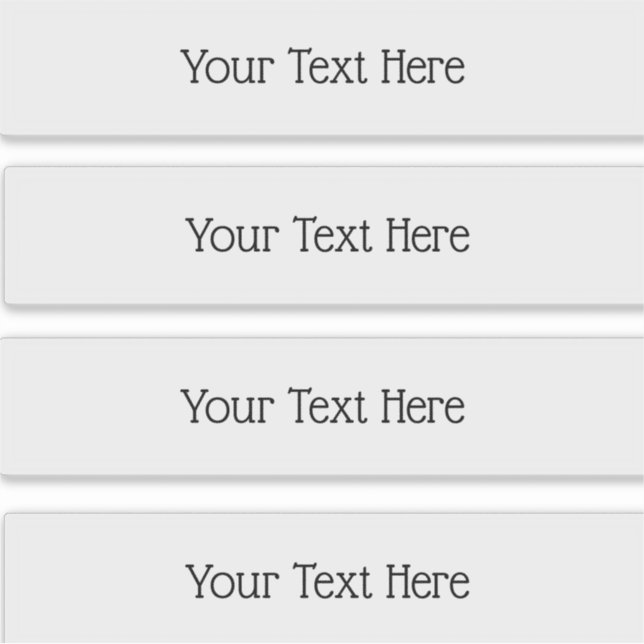Pegatinas Rectangle transparentes (Anverso)