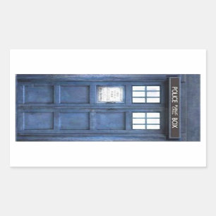 Pegatinas rectangulares de la caja de llamada de