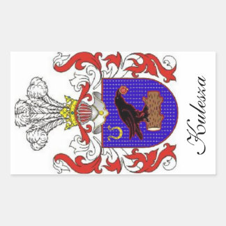 Pegatinas RECTANGULARES DE LA FAMILIA KULESZA