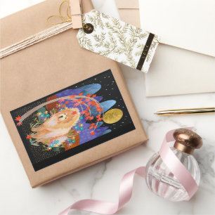 PEGATINAS rectangulares ORIGAMI AUTUMN Chow