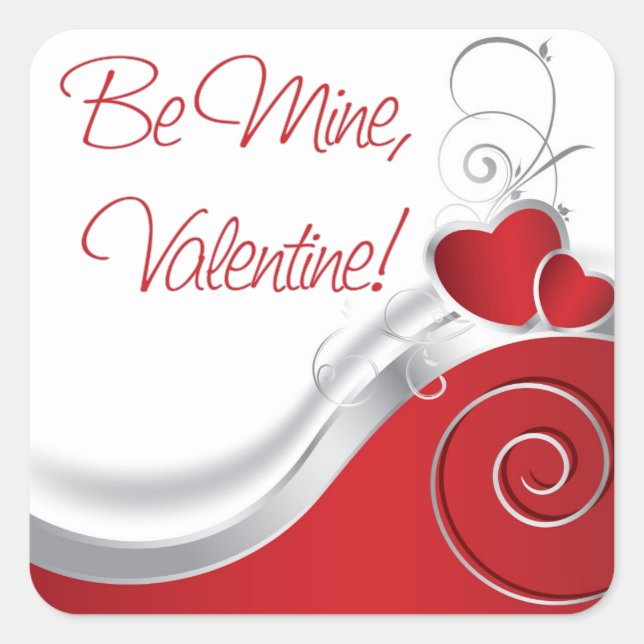 Pegatinas - Red Heart Silver Lining (Anverso)