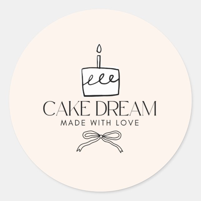 Pegatinas redondas clásicas (Anverso)