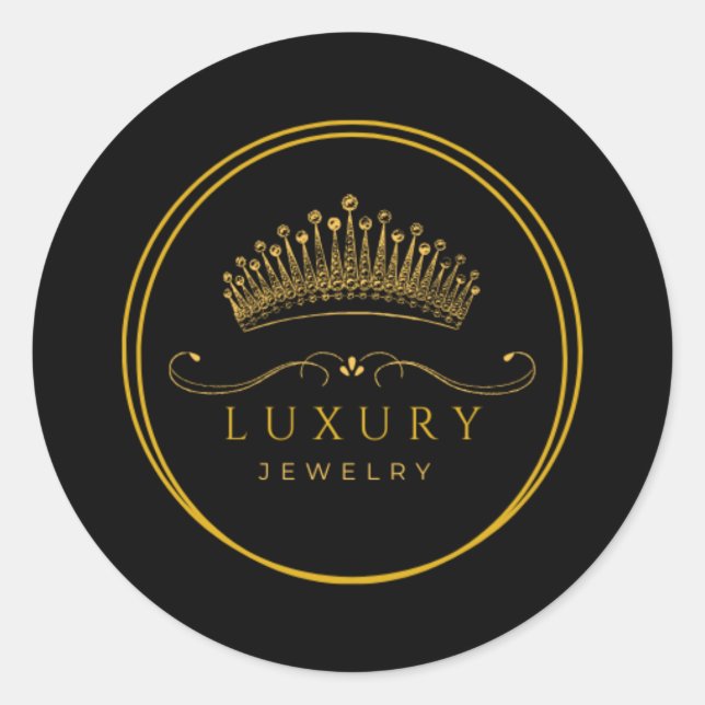 Pegatinas redondas clásicas (Anverso)