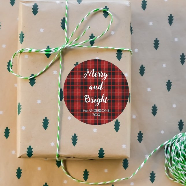 Pegatinas redondas de Navidad personalizadas (Subido por el creador)