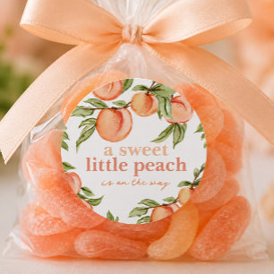 Pegatinas redondas de regalo para baby shower de m
