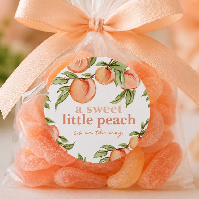 Pegatinas redondas de regalo para baby shower de m (Subido por el creador)