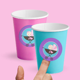 Pegatinas redondas del círculo de la muñeca bebé n