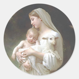 Pegatinas redondas Virgen y Niño L'Innocence
