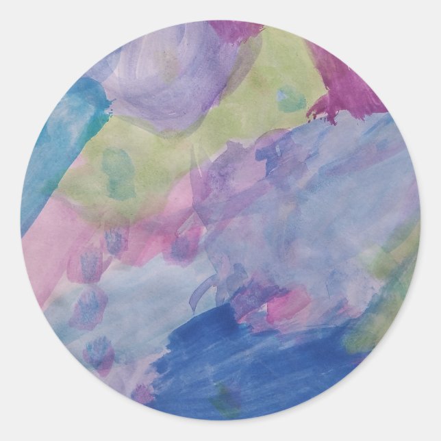 Pegatinas redondos clásicos (Anverso)