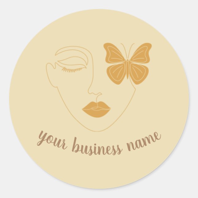 Pegatinas redondos clásicos (Anverso)