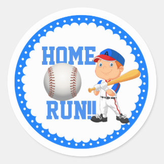 Pegatinas redondos clásicos de béisbol de segunda 