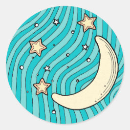 Pegatinas redondos clásicos para los artes del