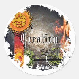 Pegatinas redondos con problemas