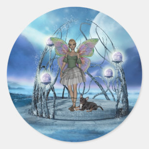 Pegatinas redondos con problemas