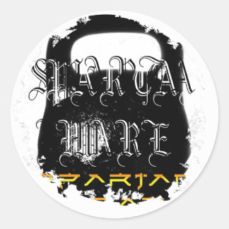 Pegatinas redondos con problemas