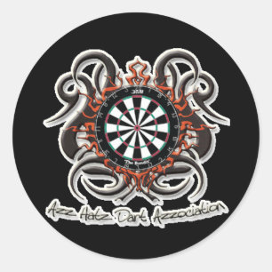 Pegatinas redondos con problemas - Personalizados