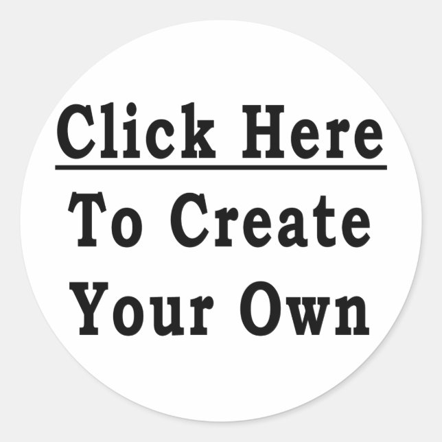 Pegatinas redondos (cree el suyo propio) (Anverso)