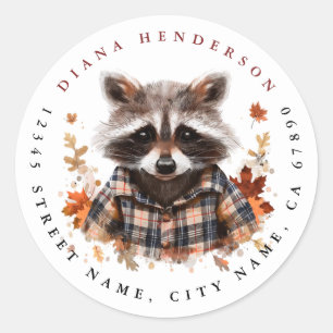 Pegatinas redondos de Cute Fall