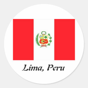 Pegatinas redondos de Lima, Perú