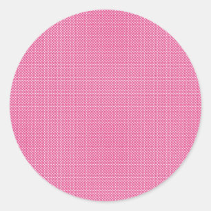 Pegatinas redondos de patrones de corazón rosado