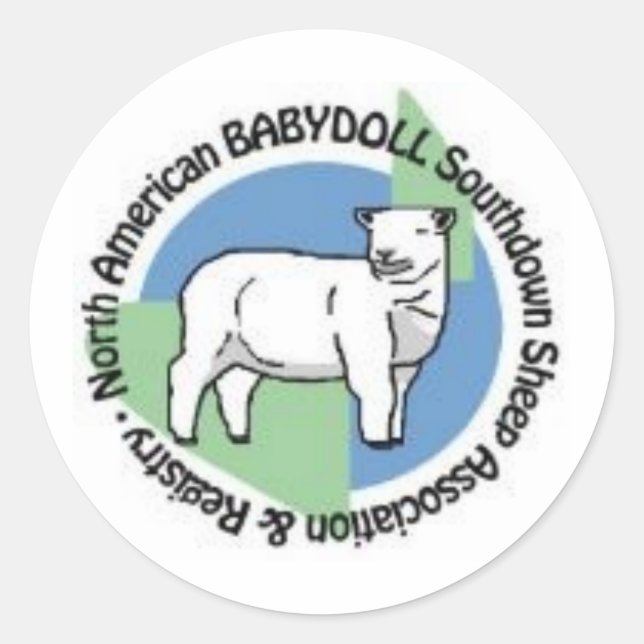 Pegatinas redondos del logo de NABSSAR (Anverso)