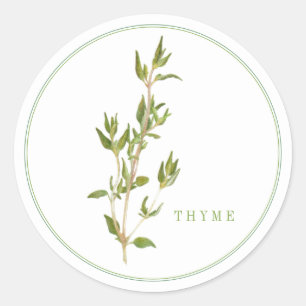 PEGATINAS redondos grandes de THYME FRESCOS