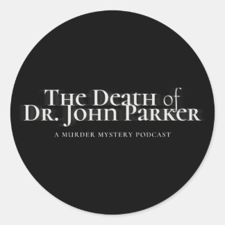 Pegatinas redondos - Negro