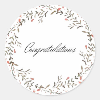 pegatinas redondos para eventos felices