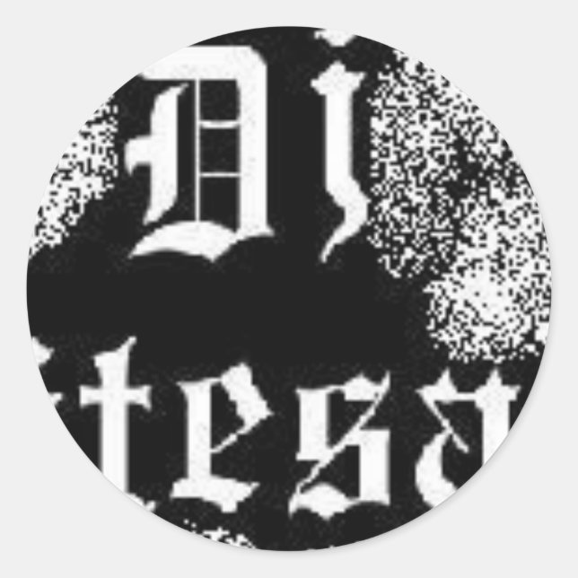 Pegatinas redondos - Personalizados (Anverso)