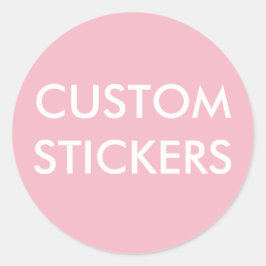 Pegatinas redondos personalizados personalizados e