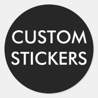 Pegatinas redondos personalizados personalizados e