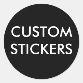 Pegatinas redondos personalizados personalizados e