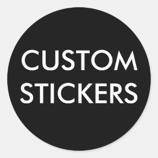 Pegatinas redondos personalizados personalizados e