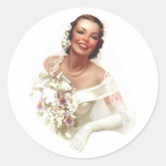 Pegatinas Retro Bride