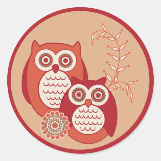 Pegatinas Retro Owls