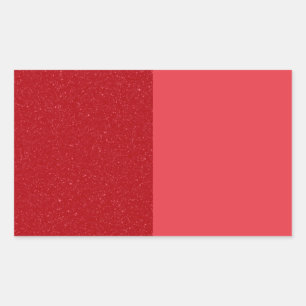 Pegatinas rojas de tomate rectangulares personaliz