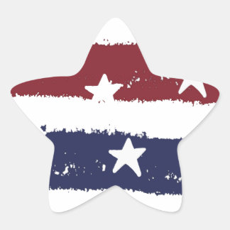 Pegatinas rojos, blancos y azules de Estados Unido