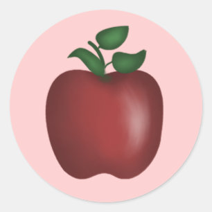 Pegatinas rojos de Apple