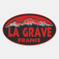 Pegatinas rojos de la Grave France
